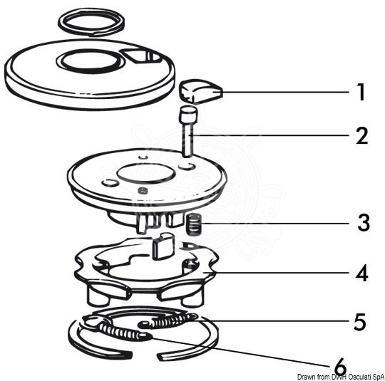 Spare parts for 3-speed winches