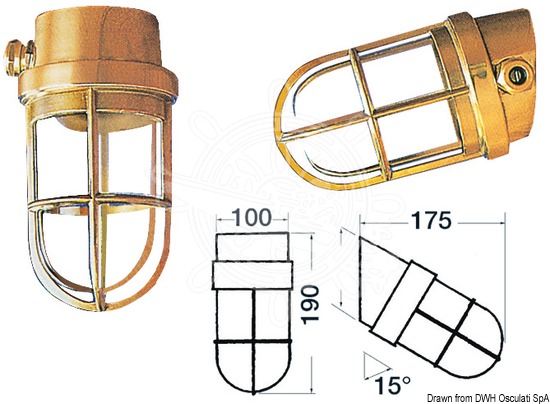 Solid-brass lamps