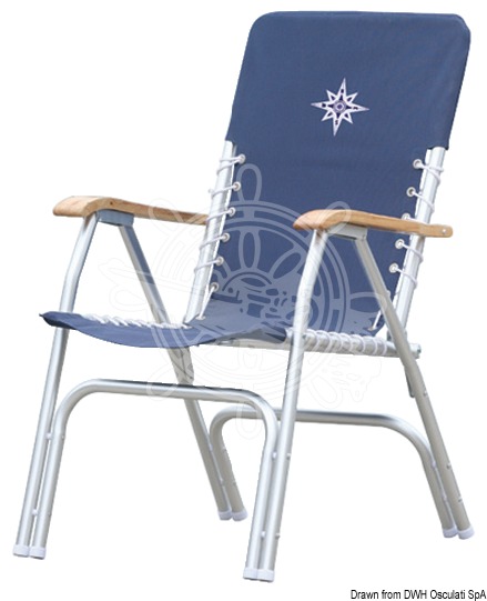 Foldable aluminium chair