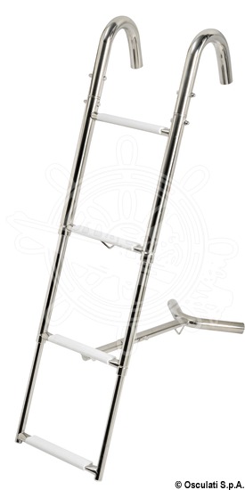 Bow telescopic ladder